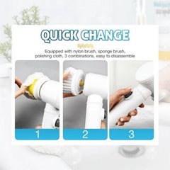 ( SAVE 49% OFF) 9 in 1 Magic Electric Cleaning Brush USB rechargeable