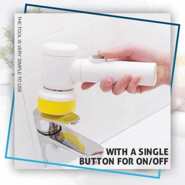 ( SAVE 49% OFF) 9 in 1 Magic Electric Cleaning Brush USB rechargeable
