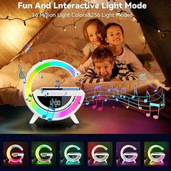 Led Wireless Charger Speaker | سماعة مع شاحن لاسلكي LED